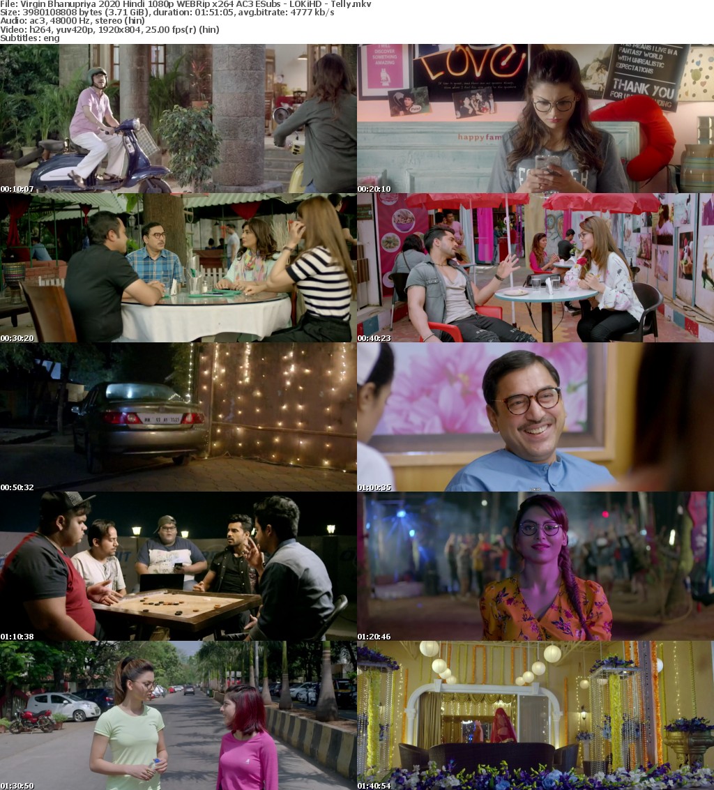 Virgin Bhanupriya 2020 Hindi 1080p WEBRip x264 AC3 ESubs - LOKiHD - Telly