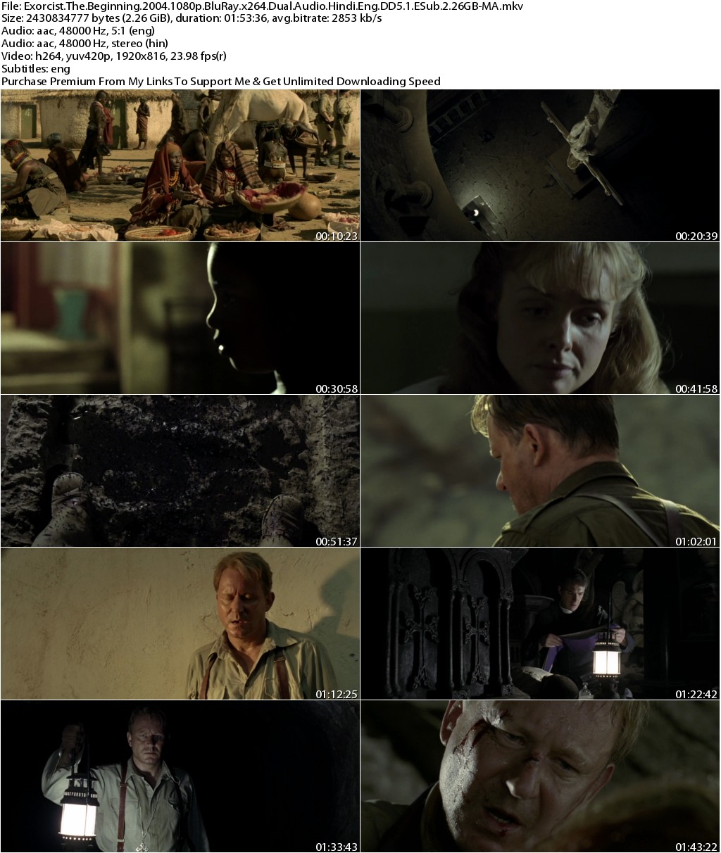 Exorcist The Beginning (2004) 1080p BluRay x264 Dual Audio Hindi Eng DD5.1 ESub 2.26GB-MA