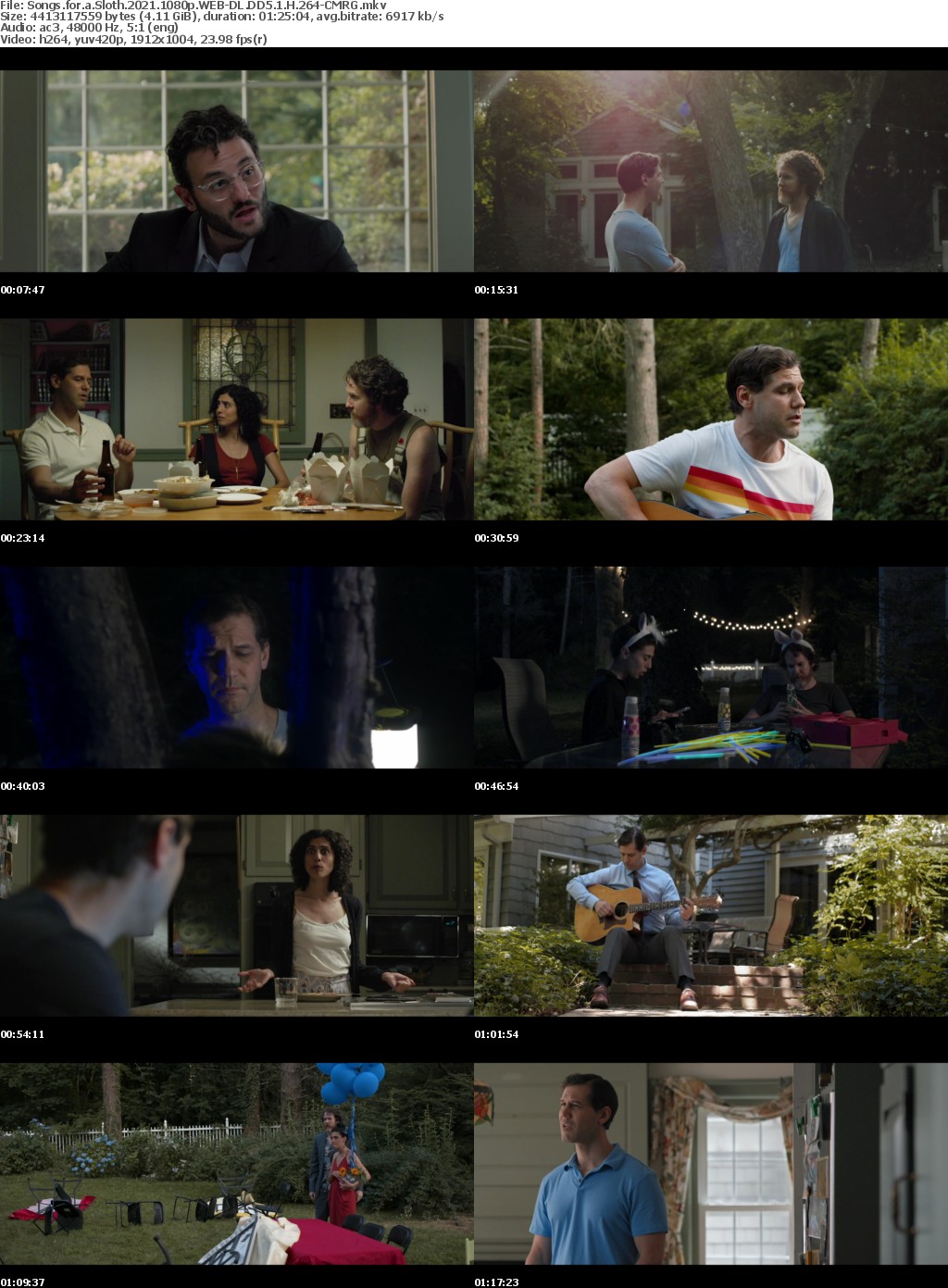 Songs for a Sloth 2021 1080p WEB-DL DD5 1 H 264-CMRG
