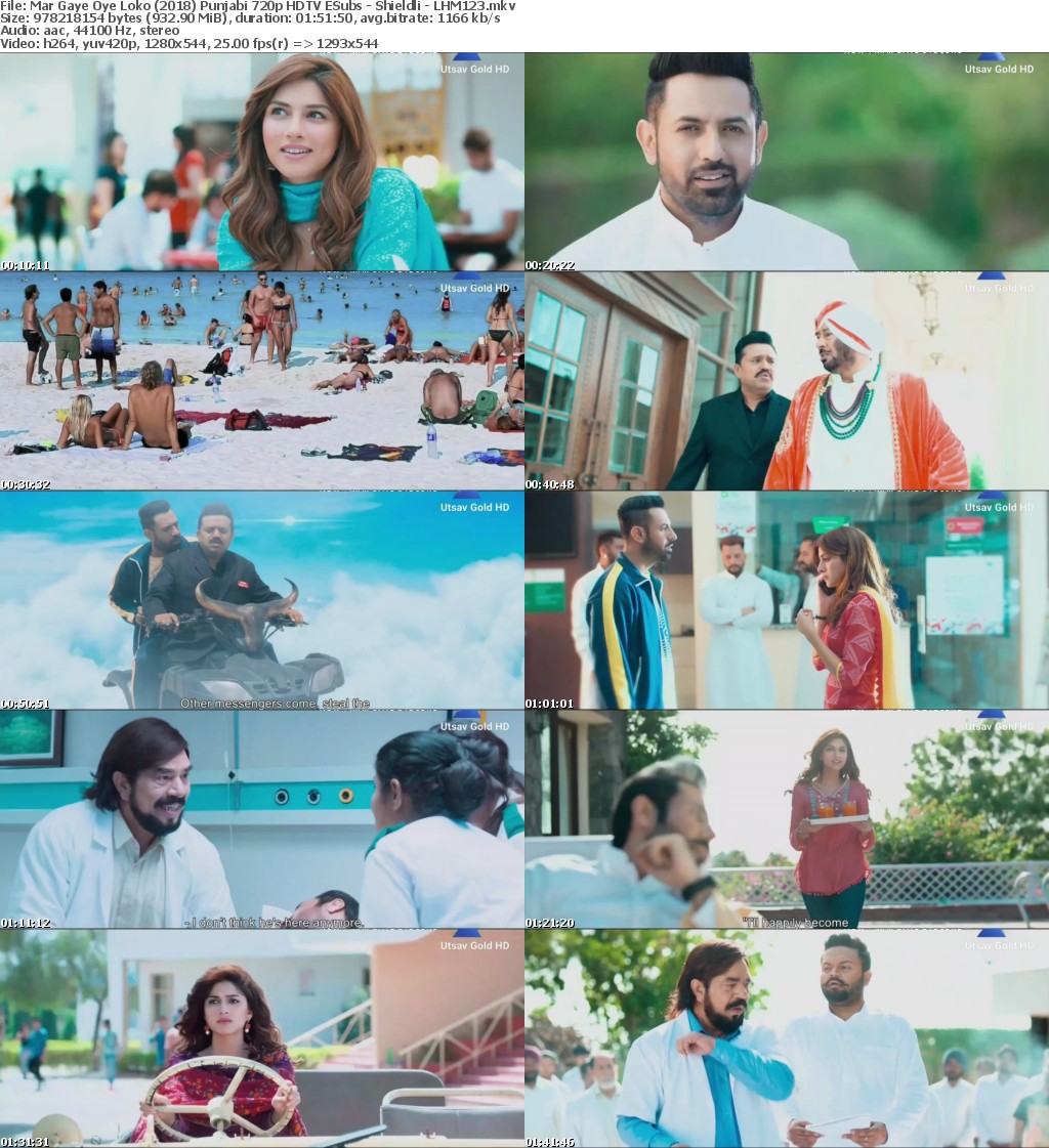 Mar Gaye Oye Loko (2018) Punjabi 720p HDTV ESubs - Shieldli - LHM123