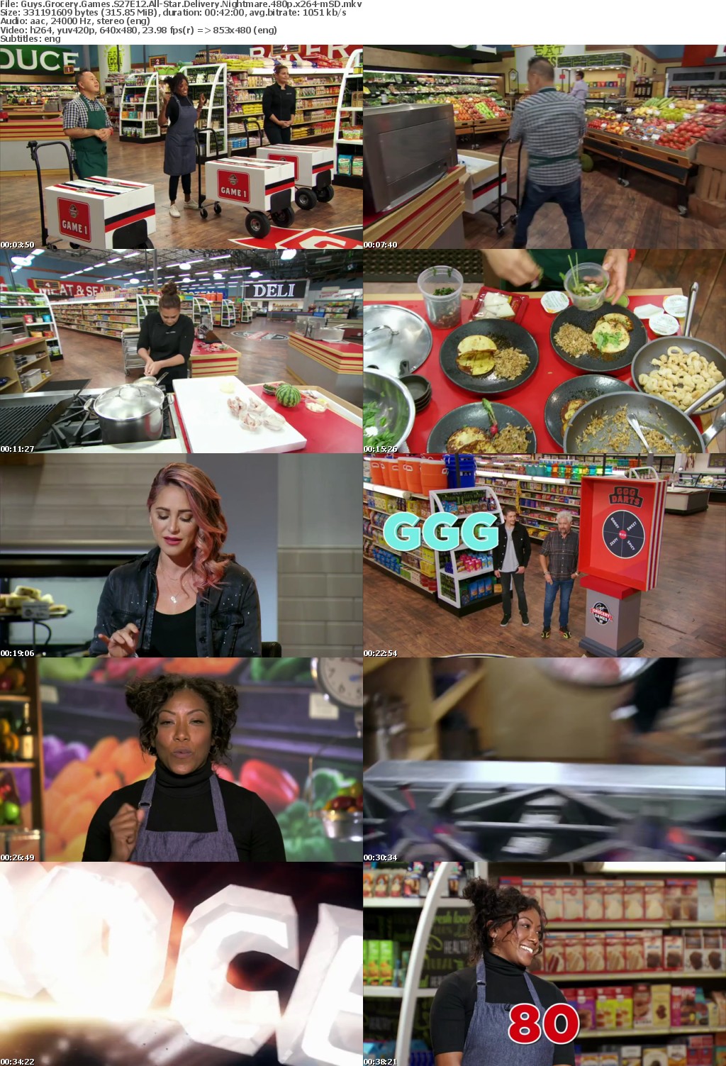Guys Grocery Games S27E12 All-Star Delivery Nightmare 480p x264-mSD