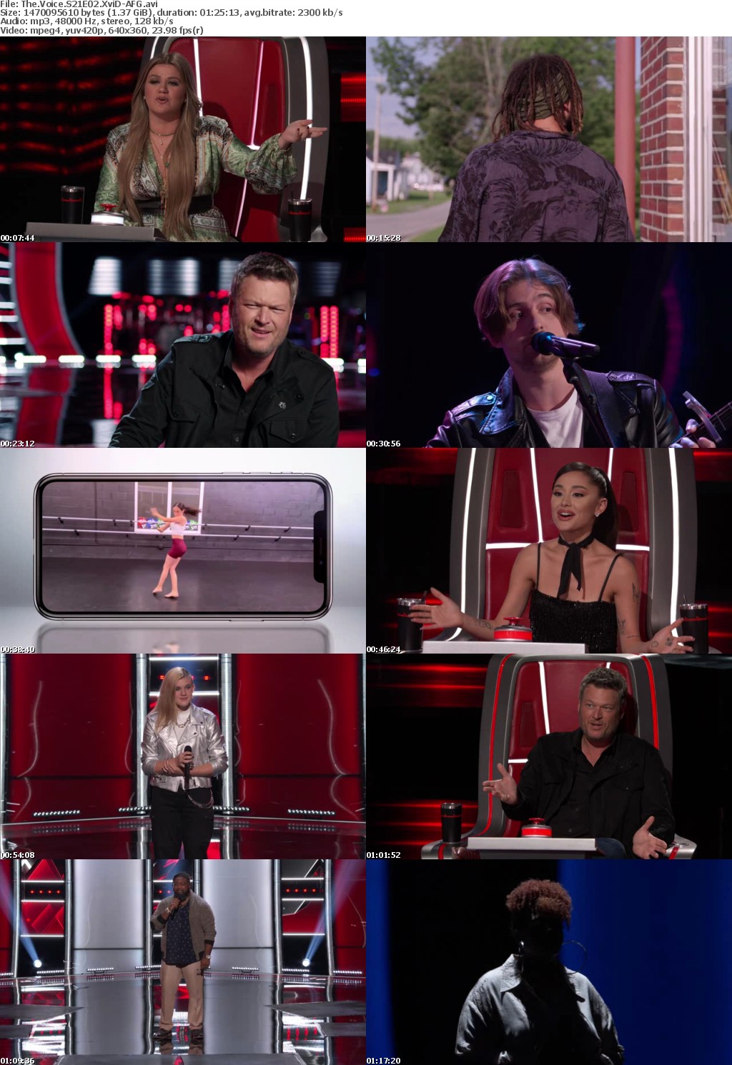 The Voice S21E02 XviD-AFG
