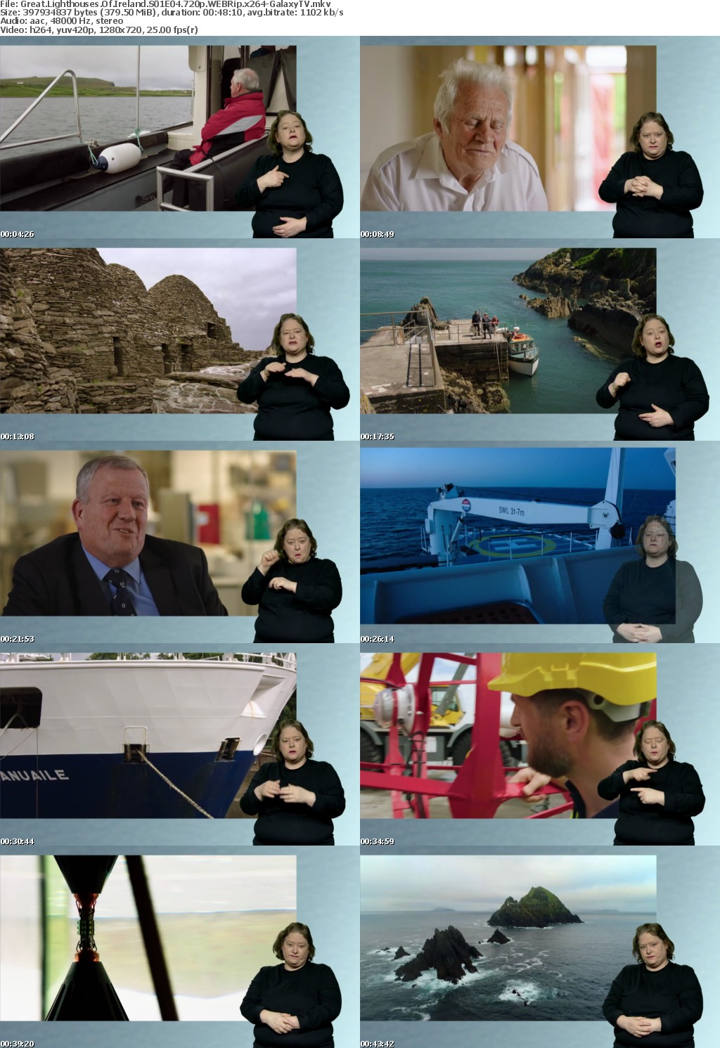 Great Lighthouses Of Ireland S01 COMPLETE 720p WEBRip x264-GalaxyTV