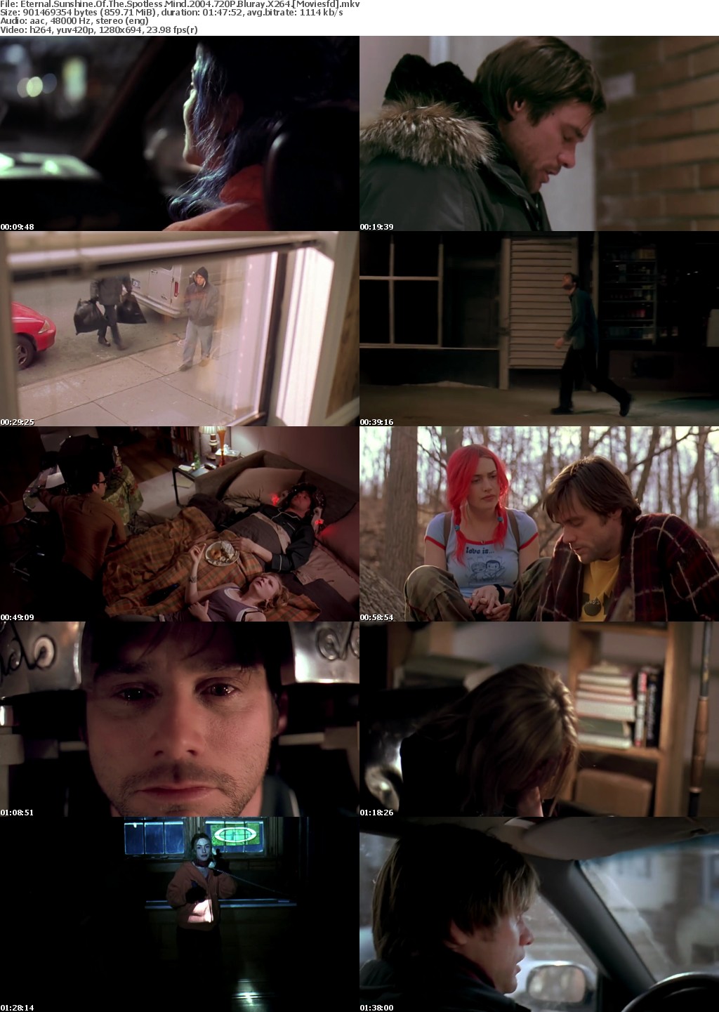 Eternal Sunshine Of The Spotless Mind (2004) 720p BluRay x264 - MoviesFD