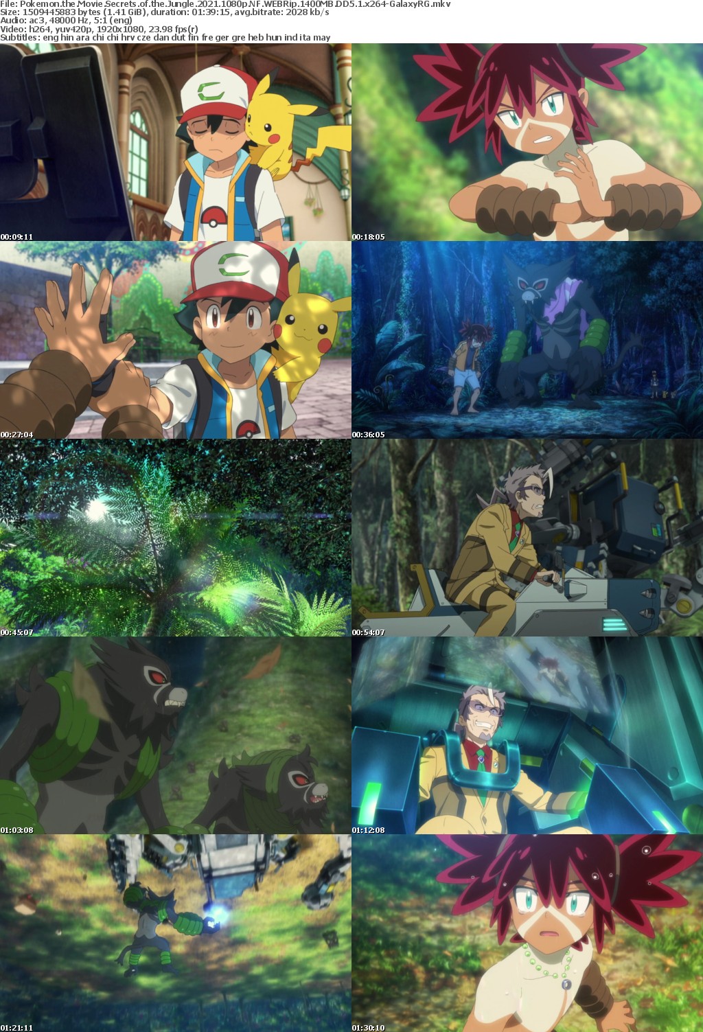 Pokemon the Movie Secrets of the Jungle 2021 1080p NF WEBRip 1400MB DD5 1 x264-GalaxyRG