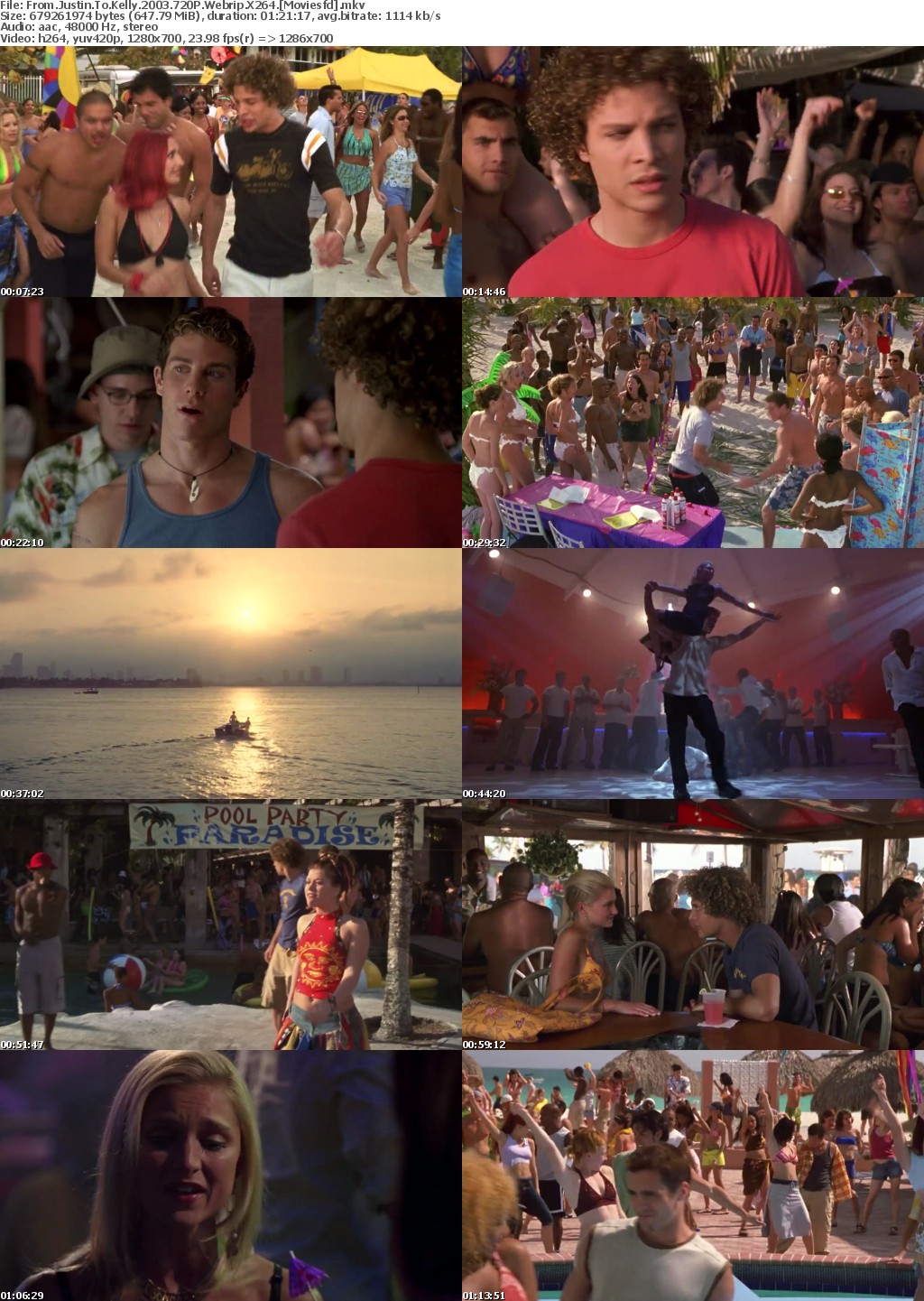 From Justin To Kelly (2003) 720p WebRip x264 - MoviesFD