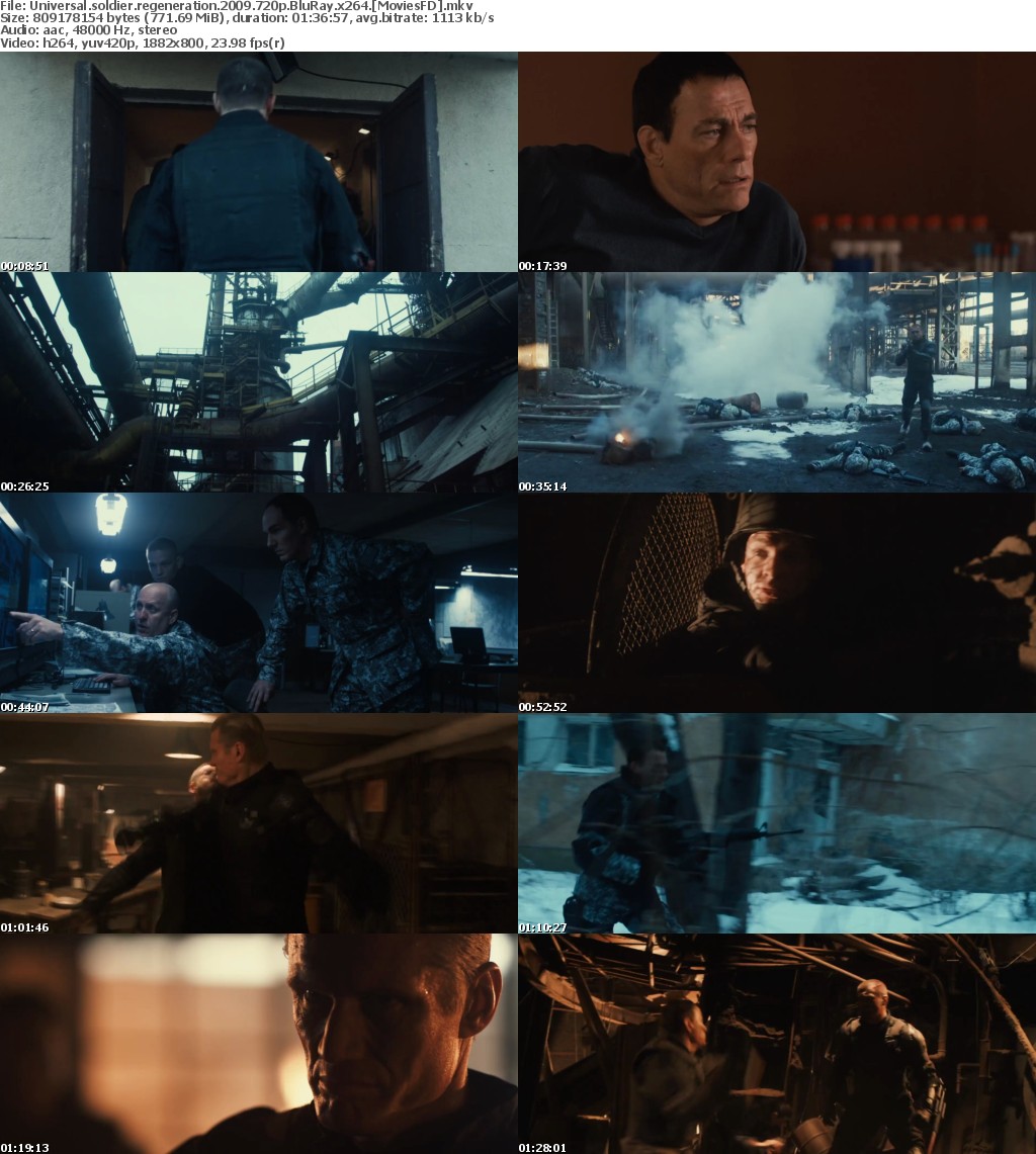 Universal Soldier: Regeneration (2009) 720p BluRay x264 - MoviesFD