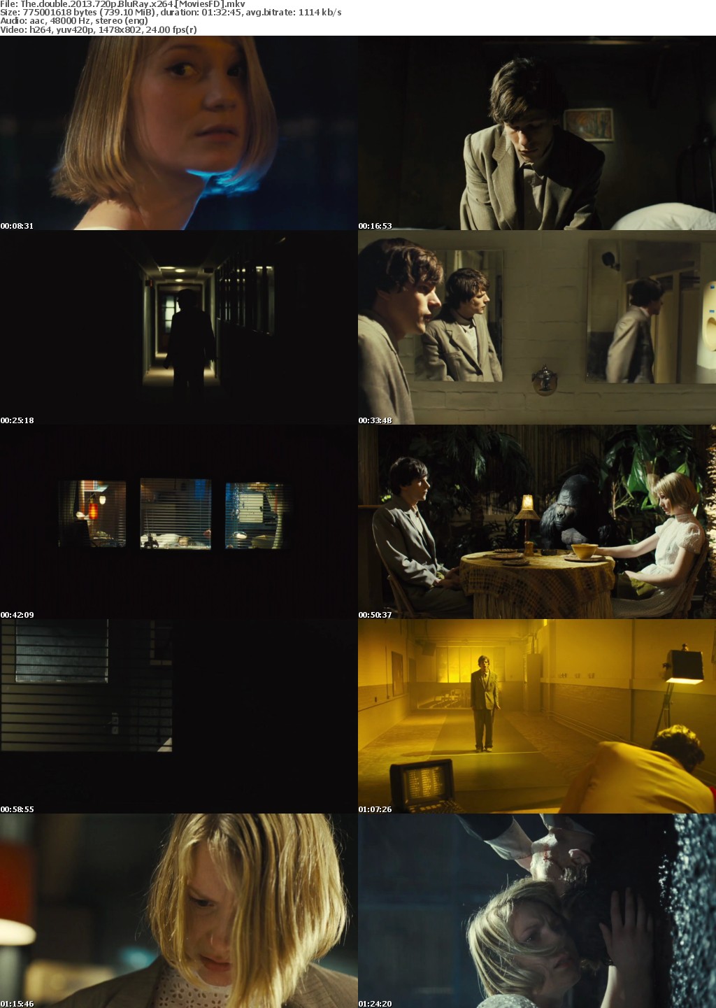 The Double (2013) 720p BluRay x264 - MoviesFD