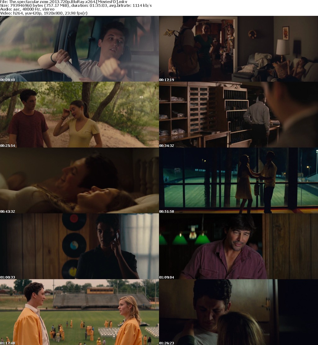 The Spectacular Now (2013) 720p BluRay x264 - MoviesFD