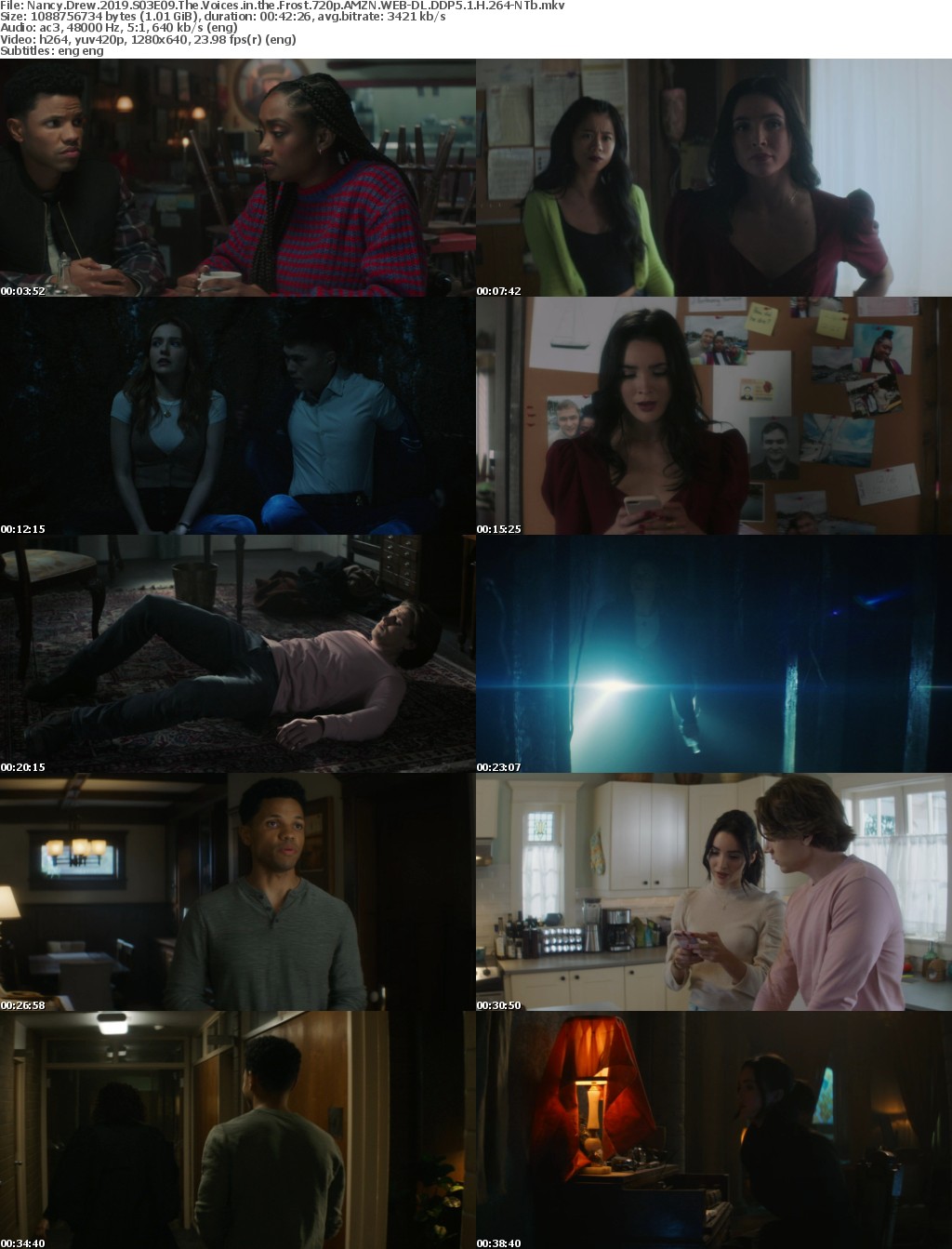 Nancy Drew 2019 S03E09 The Voices in the Frost 720p AMZN WEBRip DDP5 1 x264-NTb