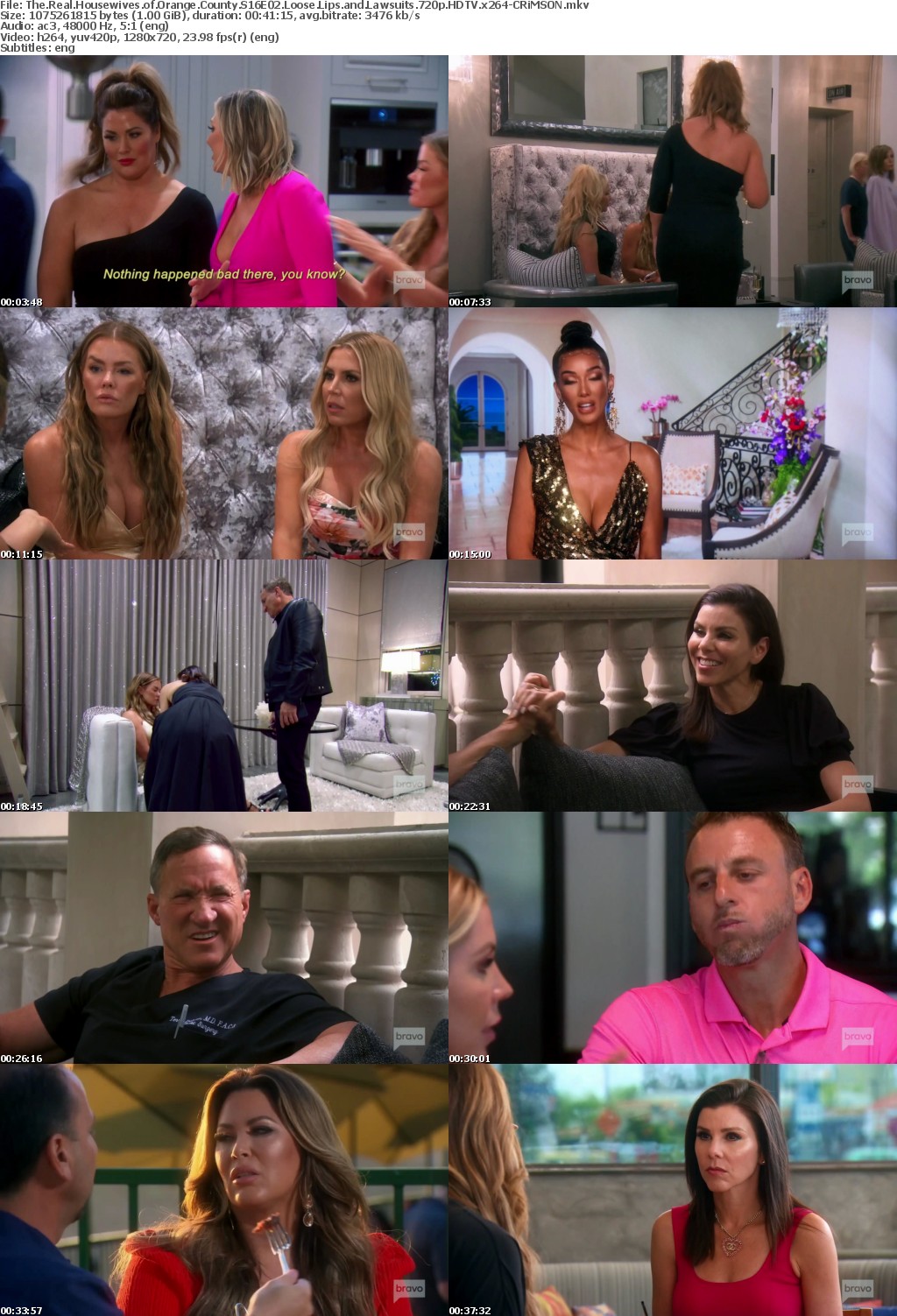 The Real Housewives of Orange County S16E02 Loose Lips and Lawsuits 720p HDTV x264-CRiMSON