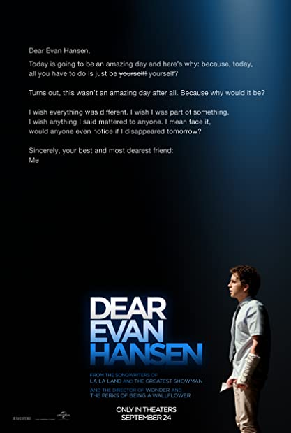 Dear Evan Hansen (2021) Hindi Dub 720p WEB-DLRip Saicord