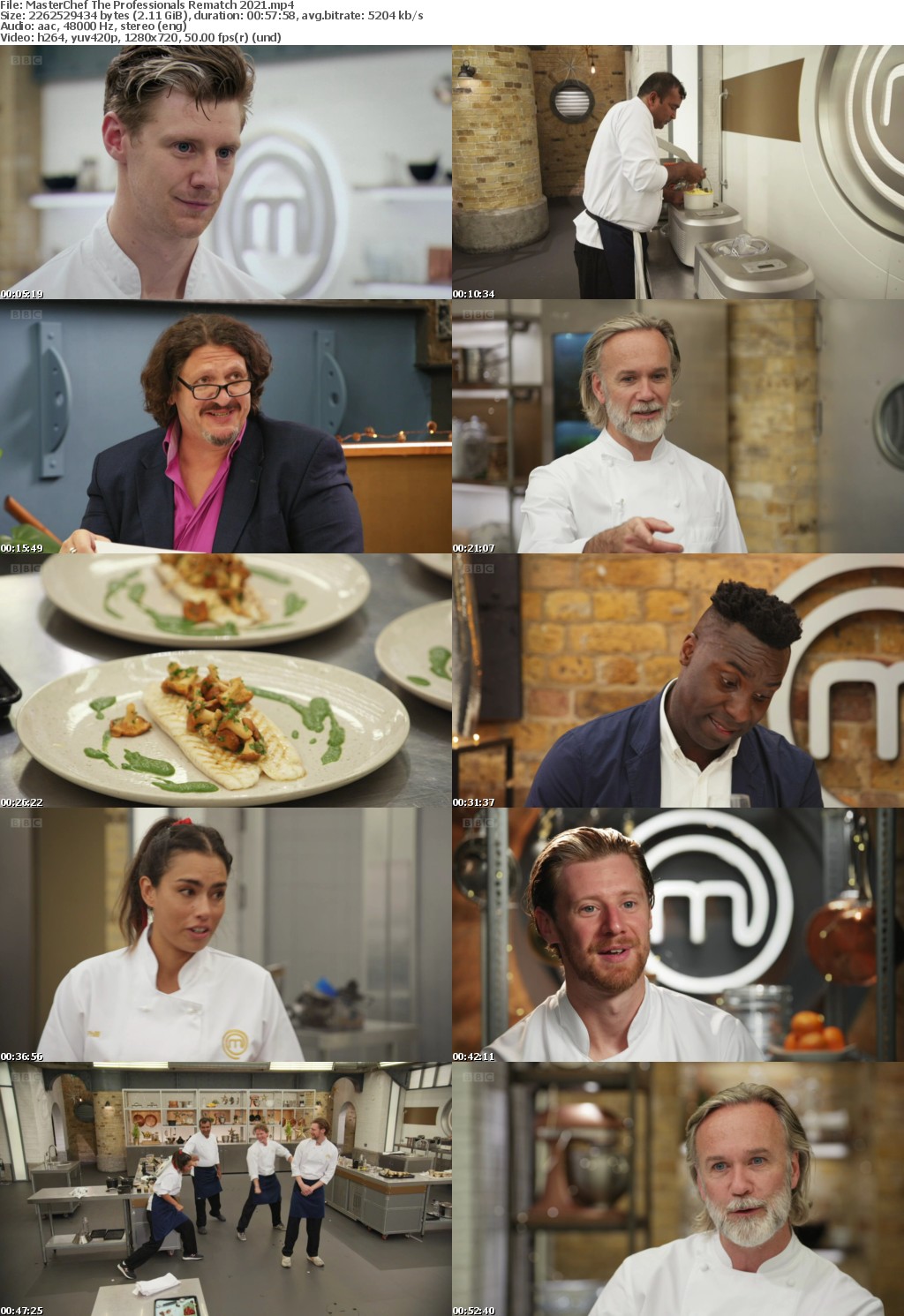 MasterChef The Professionals Rematch 2021 (1280x720p HD, 50fps, soft Eng subs)