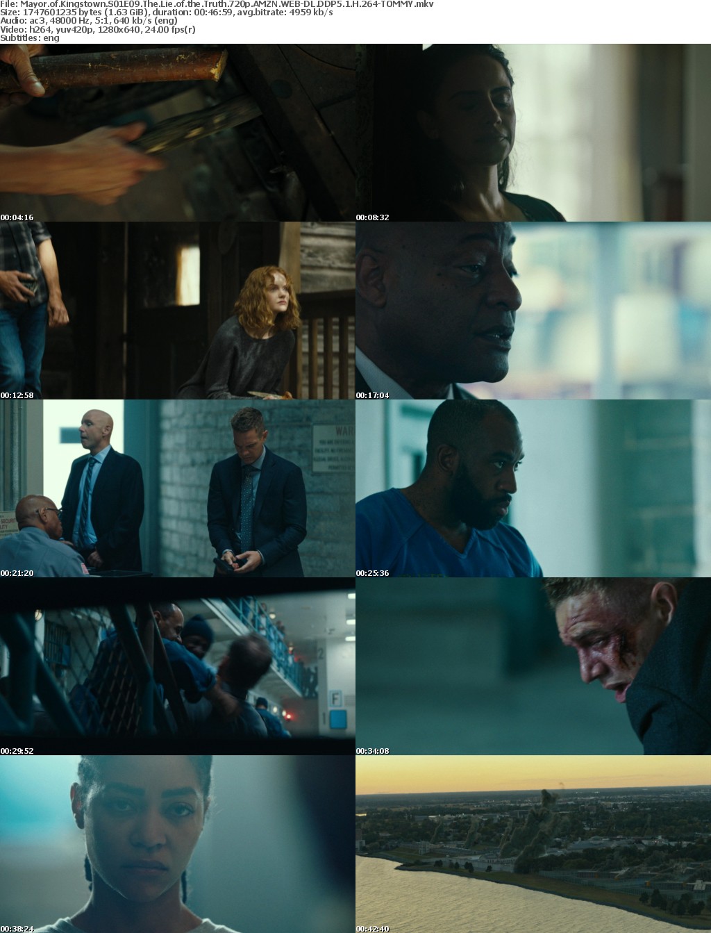 Mayor of Kingstown S01E09 The Lie of the Truth 720p AMZN WEBRip DDP5 1 x264-TOMMY