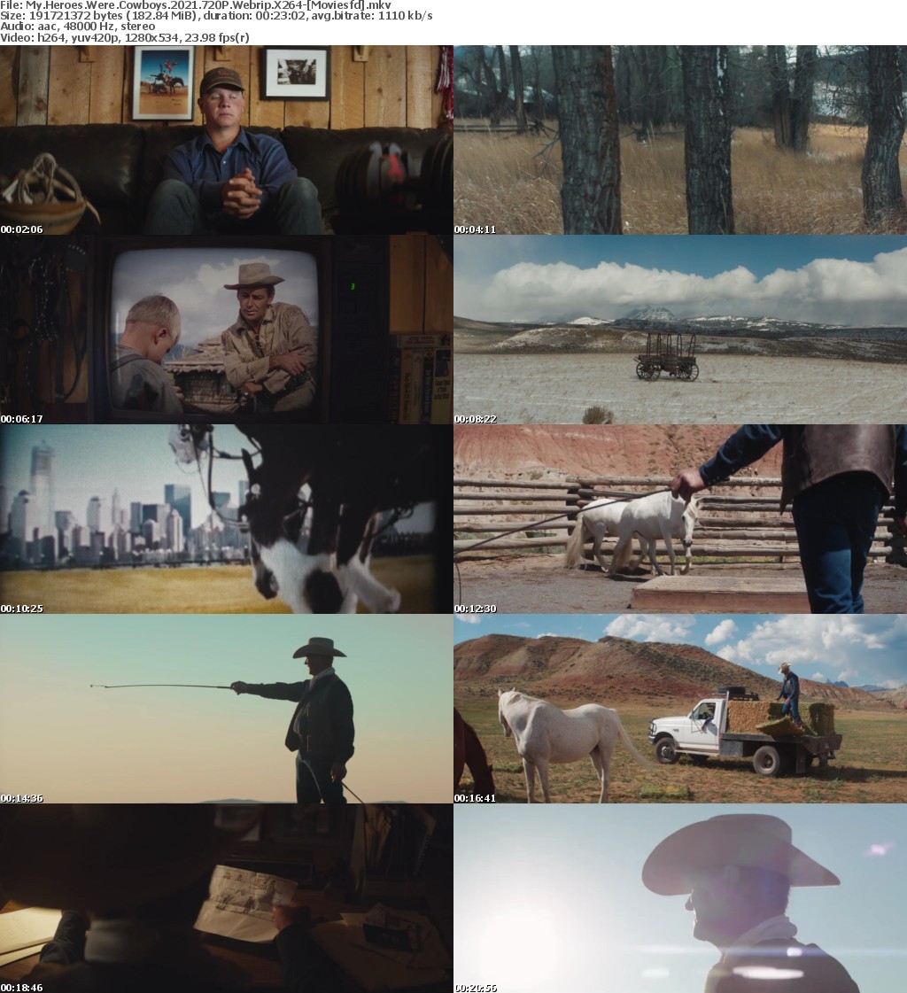 My Heroes Were Cowboys (2021) 720p WebRip x264 - MoviesFD