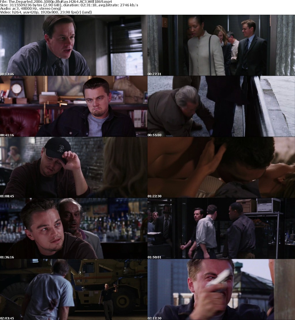 The Departed 2006 1080p BluRay H264 AC3 Will1869