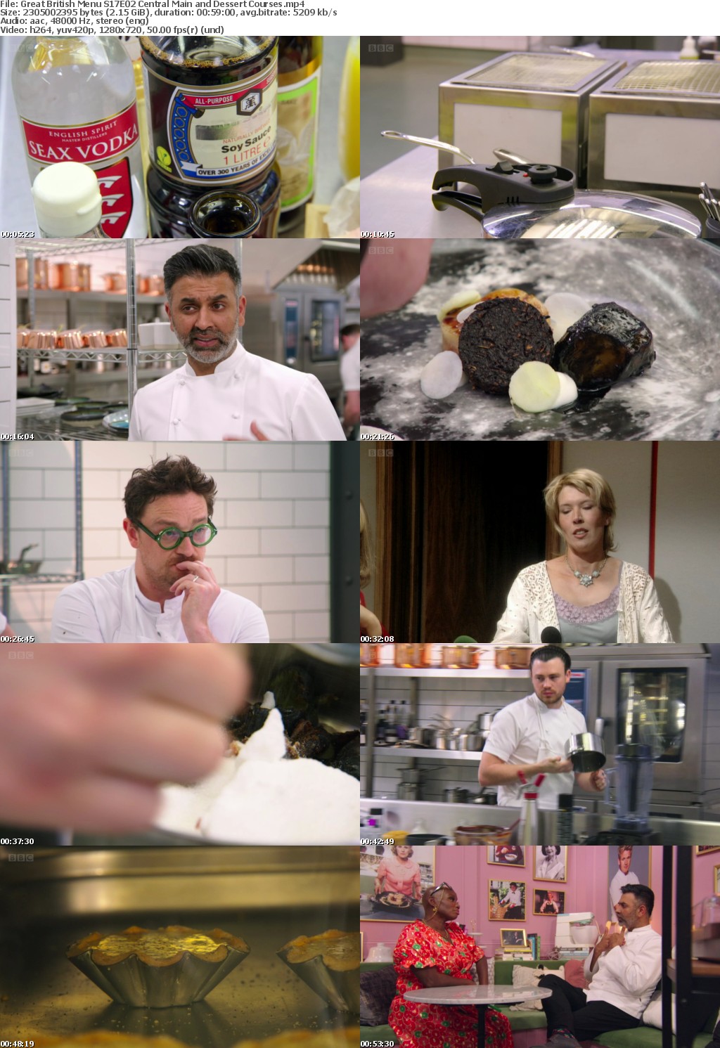 Great British Menu S17E02 Central Main and Dessert Courses (1280x720p HD, 50fps, soft Eng subs)