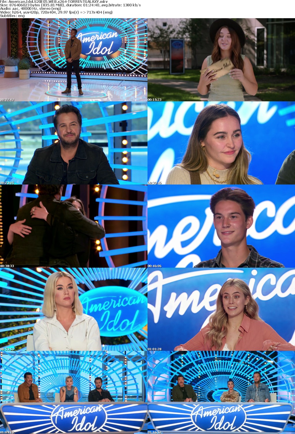 American Idol S20E05 WEB x264-GALAXY