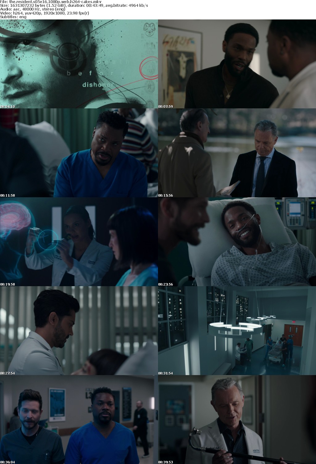 The Resident S05E16 1080p WEB H264-CAKES