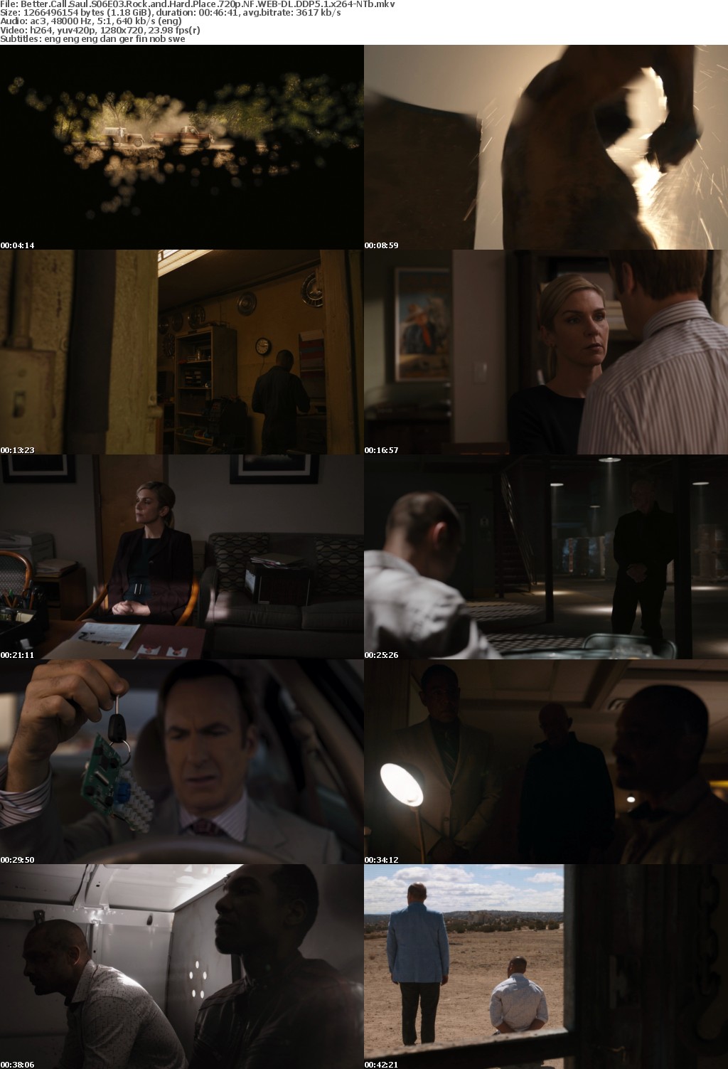 Better Call Saul S06E03 Rock and Hard Place 720p NF WEBRip DDP5 1 x264-NTb