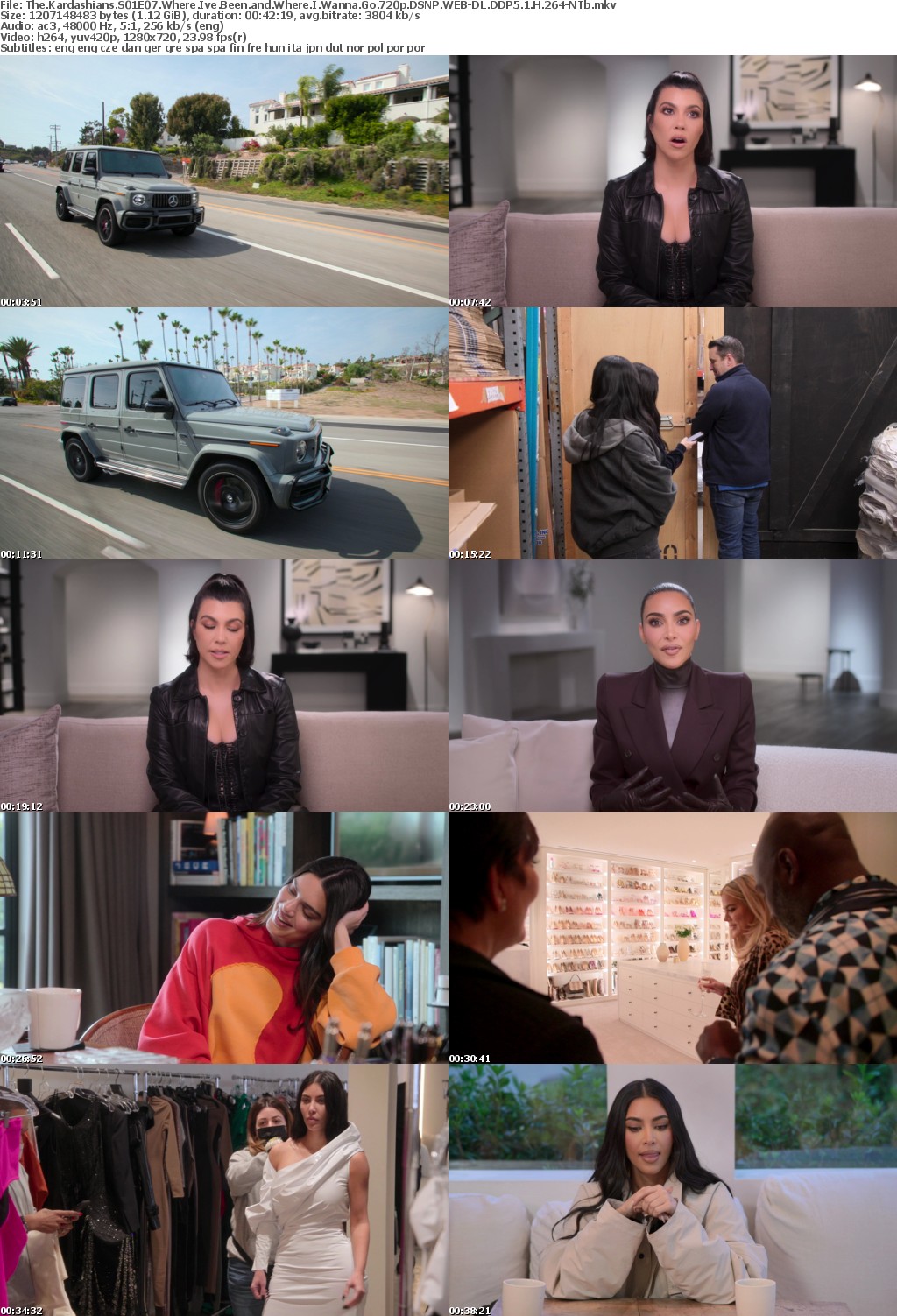 The Kardashians S01E07 Where Ive Been and Where I Wanna Go 720p DSNP WEBRip DDP5 1 x264-NTb