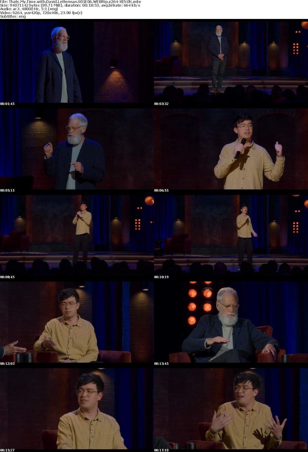 Thats My Time with David Letterman S01E06 WEBRip x264-XEN0N
