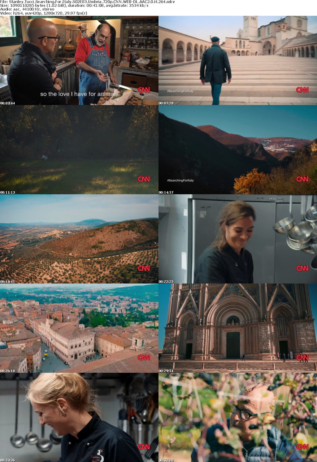 Stanley Tucci Searching For Italy S02E03 Umbria 720p CNN WEB-DL AAC2 0 H 264