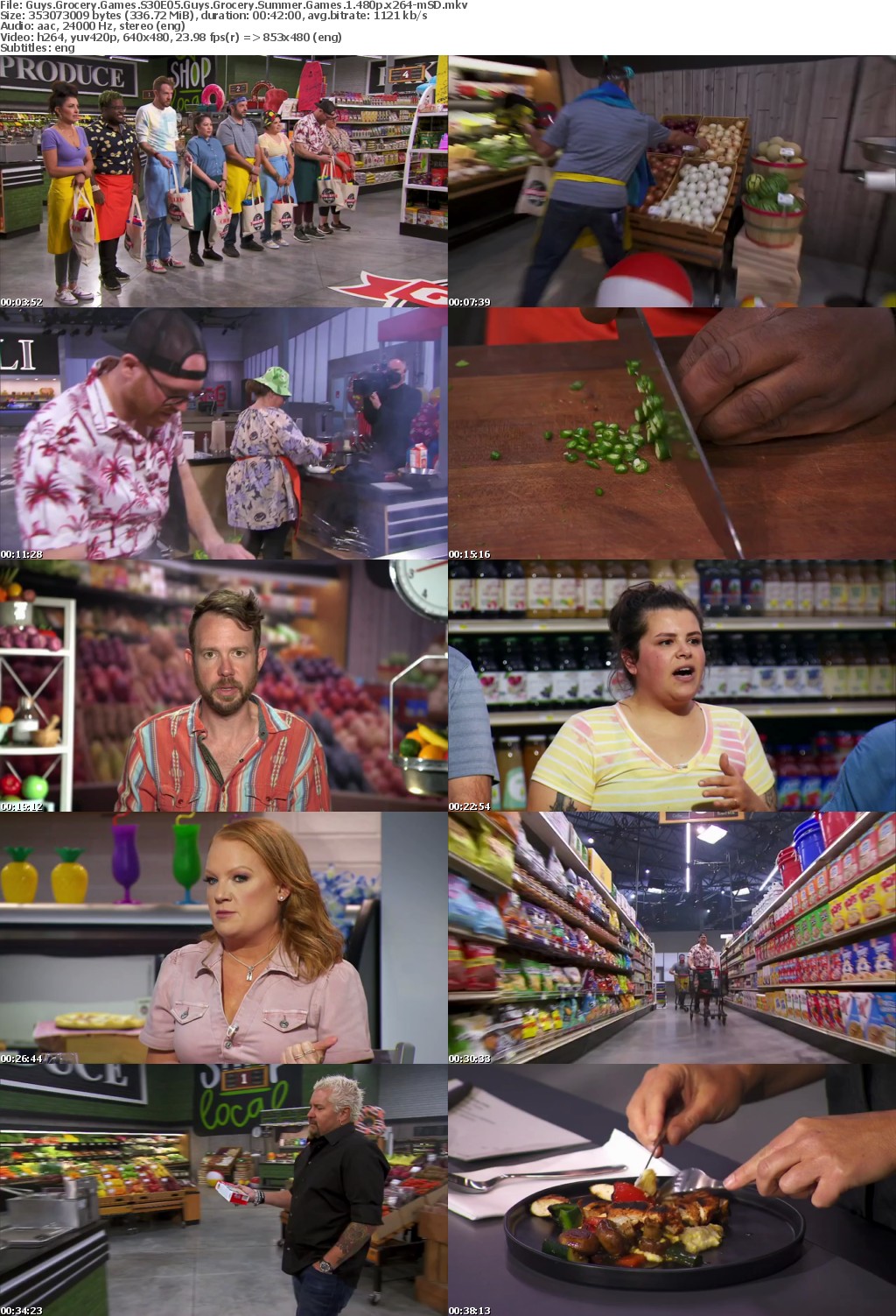 Guys Grocery Games S30E05 Guys Grocery Summer Games 1 480p x264-mSD