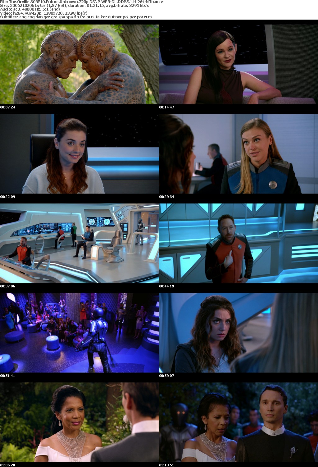 The Orville S03E10 Future Unknown 720p DSNP WEBRip DDP5 1 x264-NTb