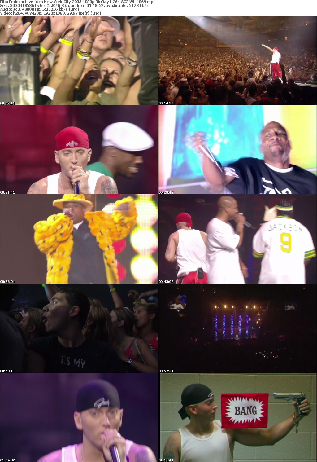 Eminem Live from New York City 2005 1080p BluRay H264 AC3 Will1869 mp4