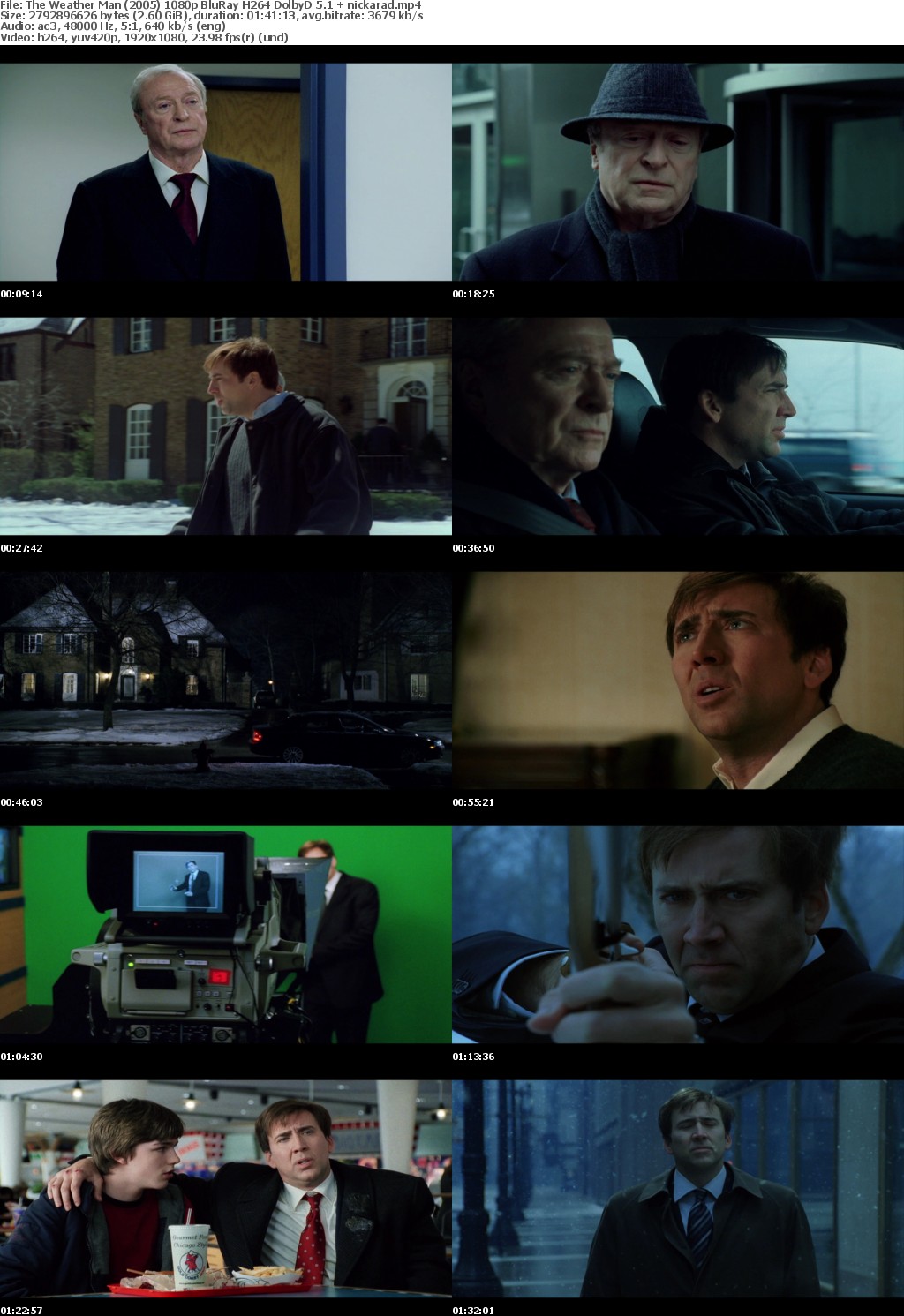 The Weather Man (2005) 1080p BluRay H264 DolbyD 5 1 nickarad