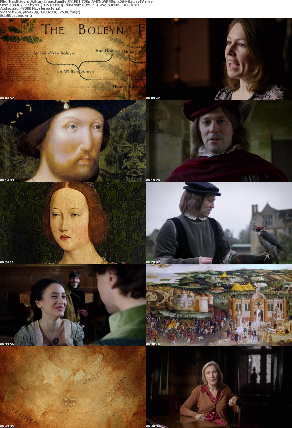 The Boleyns A Scandalous Family S01 COMPLETE 720p AMZN WEBRip x264-GalaxyTV