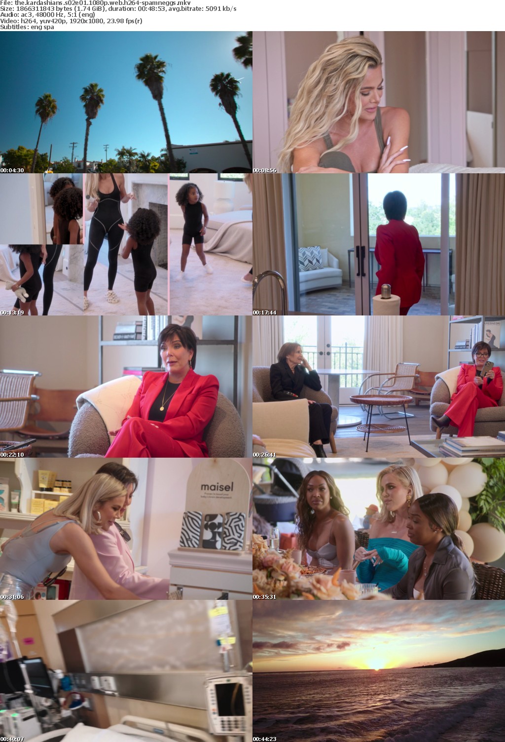 The Kardashians S02E01 1080p WEB H264-SPAMnEGGS