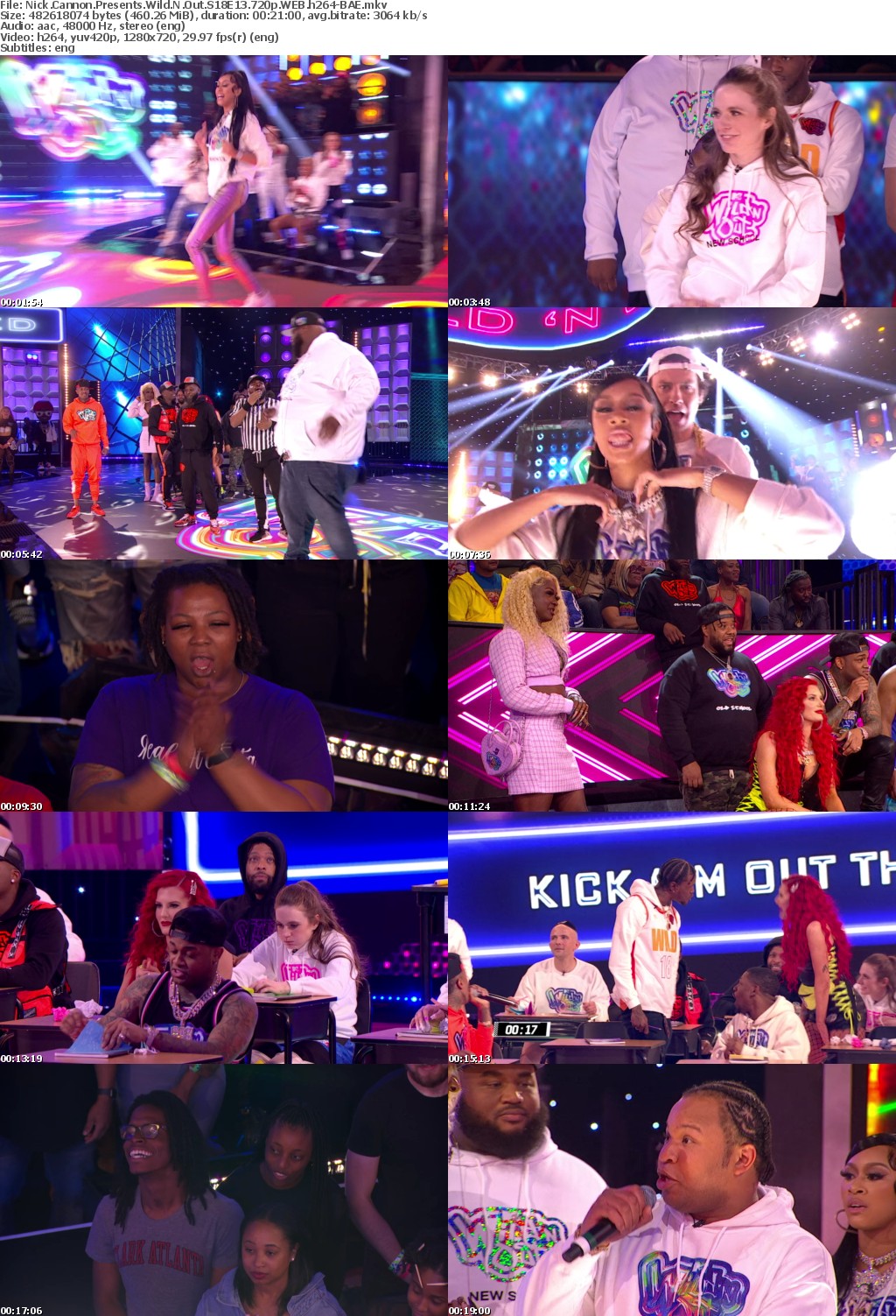 Nick Cannon Presents Wild N Out S18E13 720p WEB h264-BAE