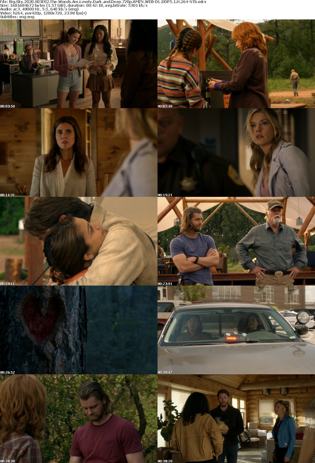 Big Sky 2020 S03E02 The Woods Are Lovely Dark and Deep 720p AMZN WEBRip DDP5 1 x264-NTb