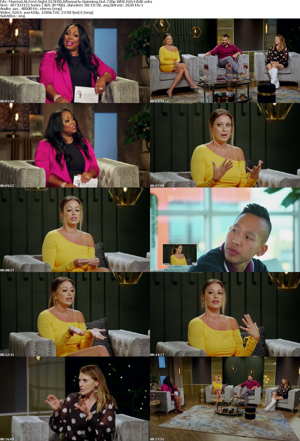 Married At First Sight S15E00 Afterparty Spinning Out 720p WEB h264-BAE