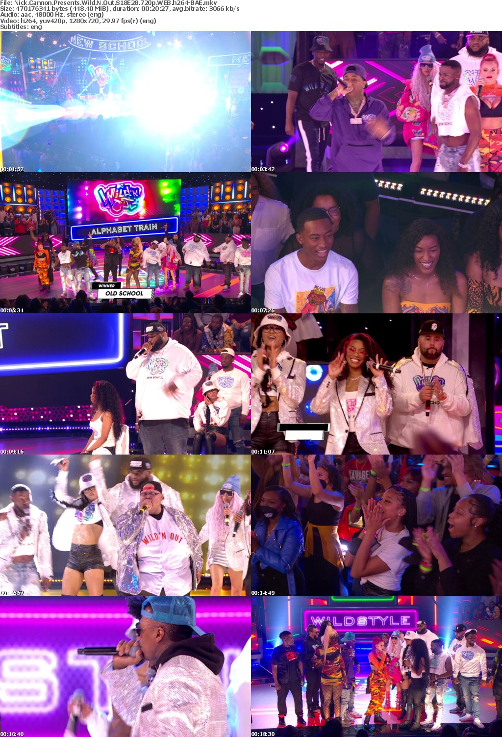 Nick Cannon Presents Wild N Out S18E28 720p WEB h264-BAE
