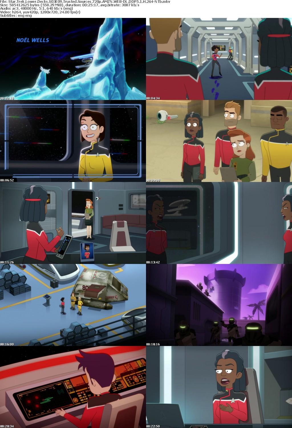 Star Trek Lower Decks S03E09 Trusted Sources 720p AMZN WEBRip DDP5 1 x264-NTb