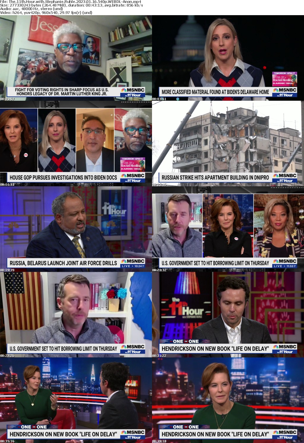The 11th Hour with Stephanie Ruhle 2023 01 16 540p WEBDL-Anon