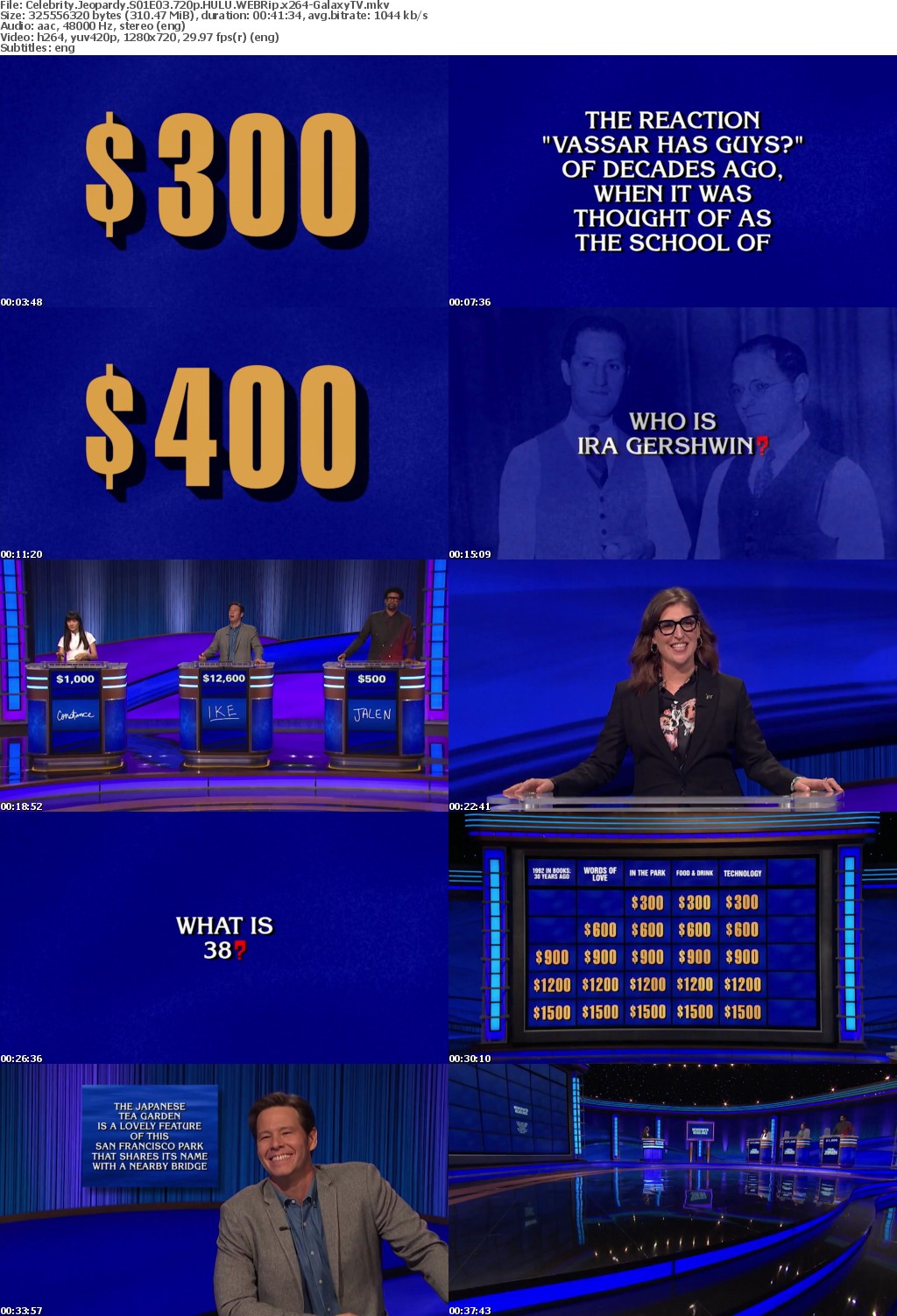 Celebrity Jeopardy S01 COMPLETE 720p HULU WEBRip x264-GalaxyTV