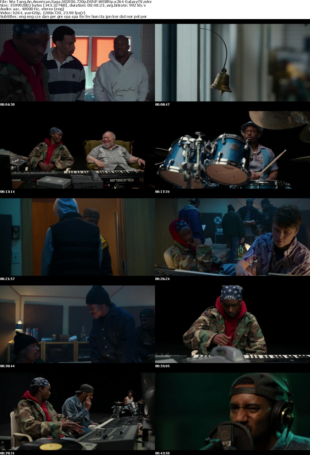 Wu-Tang An American Saga S02 COMPLETE 720p DSNP WEBRip x264-GalaxyTV
