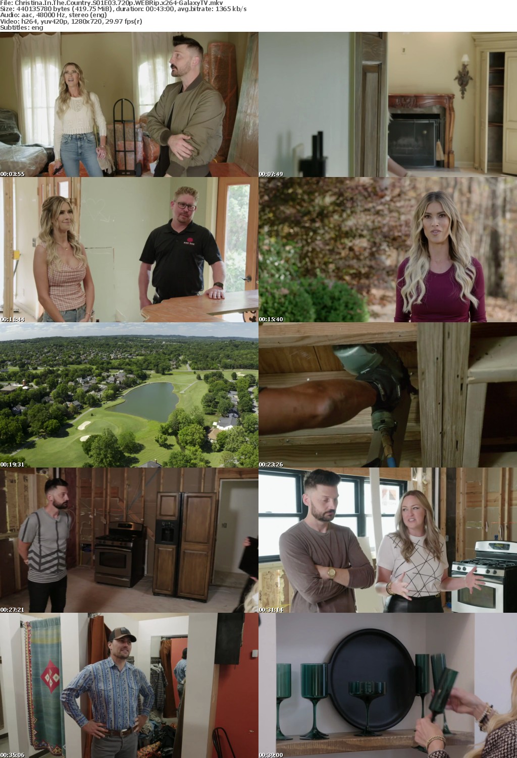 Christina In The Country S01 COMPLETE 720p WEBRip x264-GalaxyTV