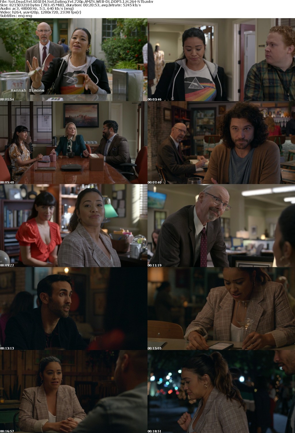 Not Dead Yet S01E04 Not Dating Yet 720p AMZN WEBRip DDP5 1 x264-NTb