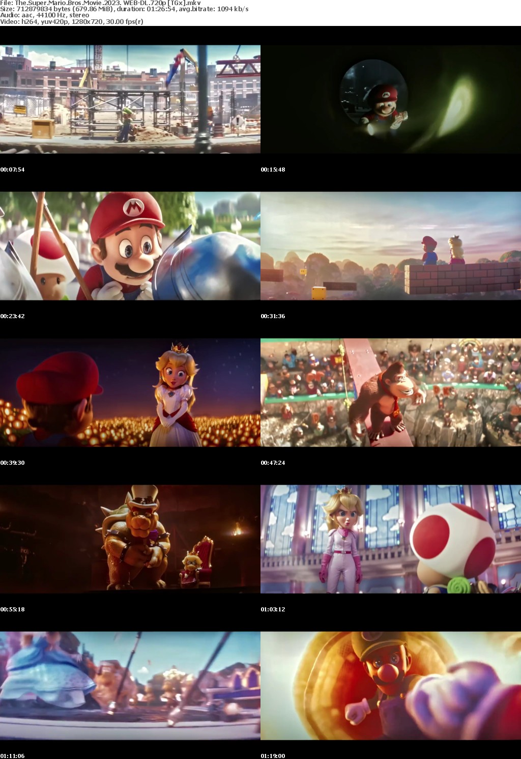 The Super Mario Bros Movie 2023 WEB-DL 720p