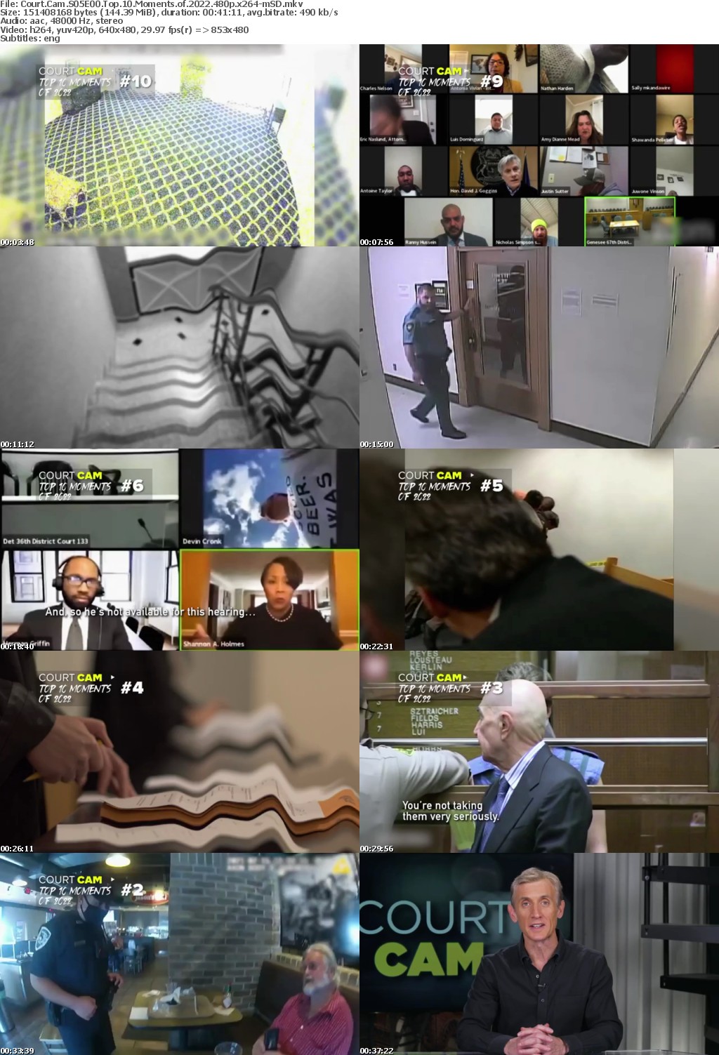 Court Cam S05E00 Top 10 Moments of 2022 480p x264-mSD