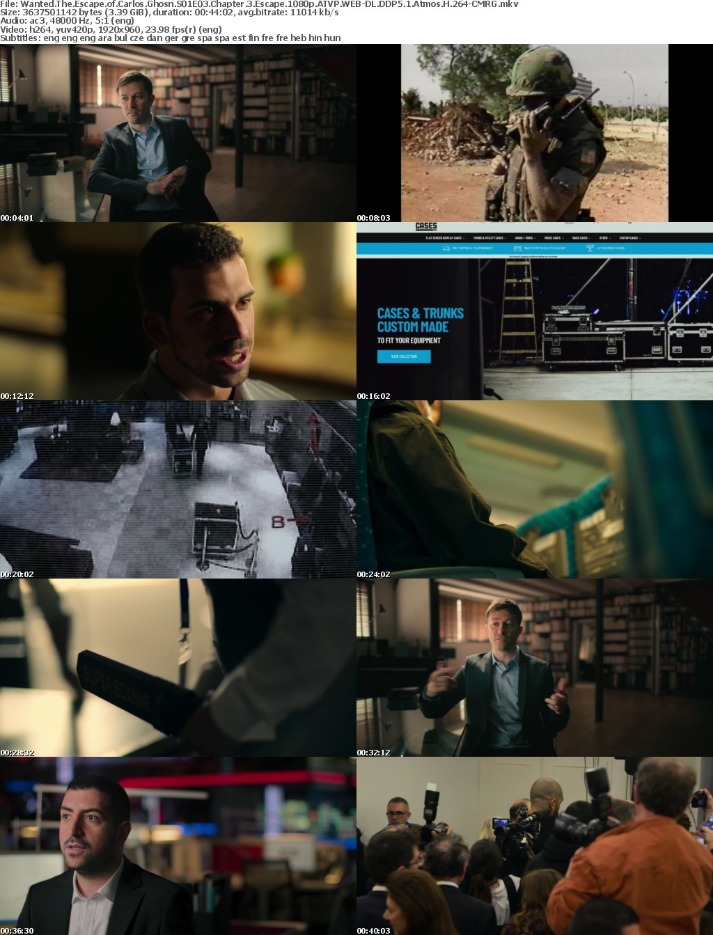 Wanted The Escape of Carlos Ghosn S01E03 Chapter 3 Escape 1080p ATVP WEB-DL DDP5 1 Atmos H 264-CMRG