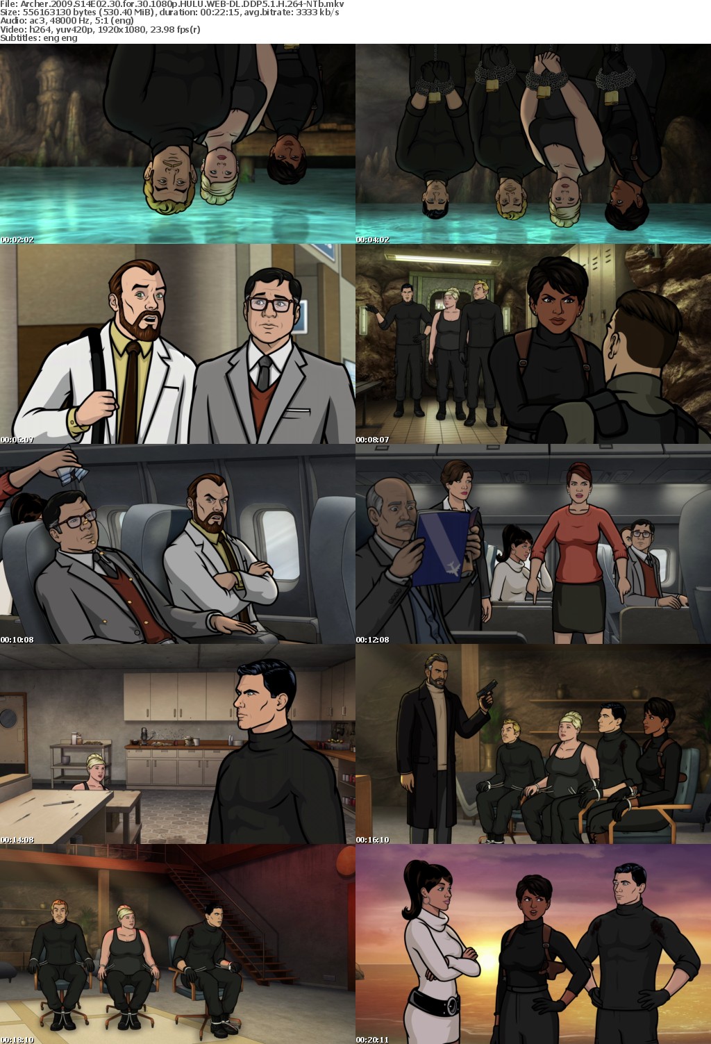 Archer 2009 S14E02 30 for 30 1080p HULU WEB-DL DDP5 1 H 264-NTb
