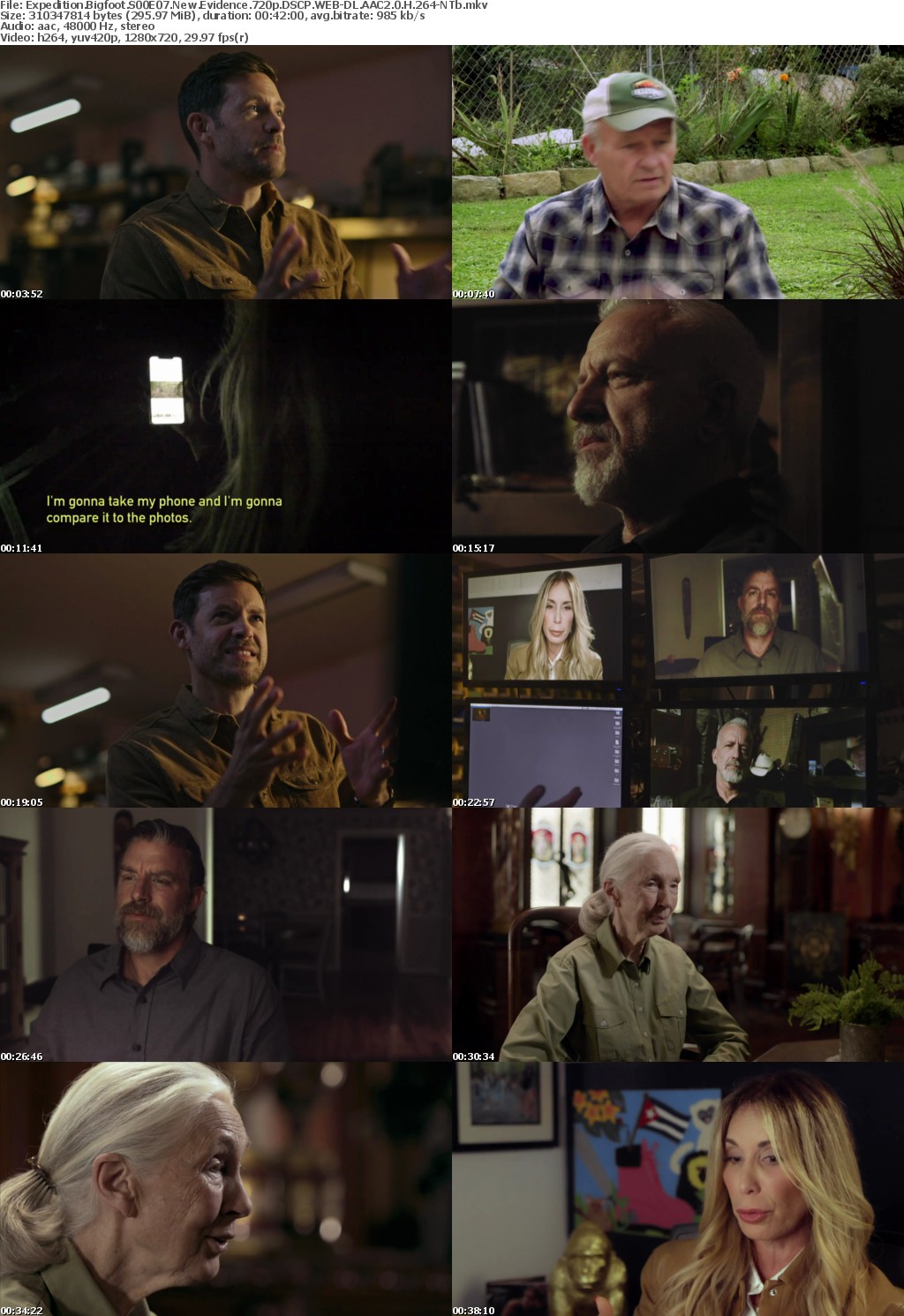 Expedition Bigfoot S00E07 New Evidence 720p DSCP WEB-DL AAC2 0 H 264-NTb