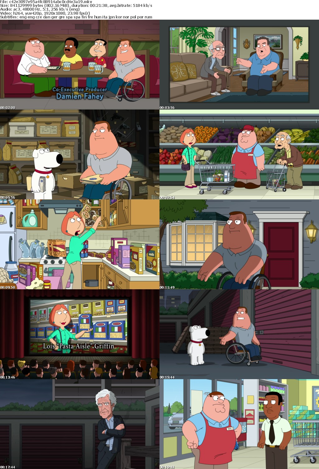 Family Guy S22E02 Supermarket Pete 1080p DSNP WEB-DL DDP5 1 H 264-NTb