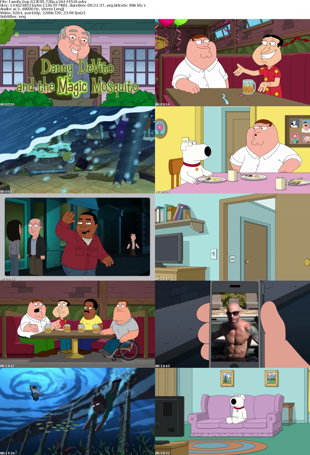 Family Guy S22E05 720p x264-FENiX